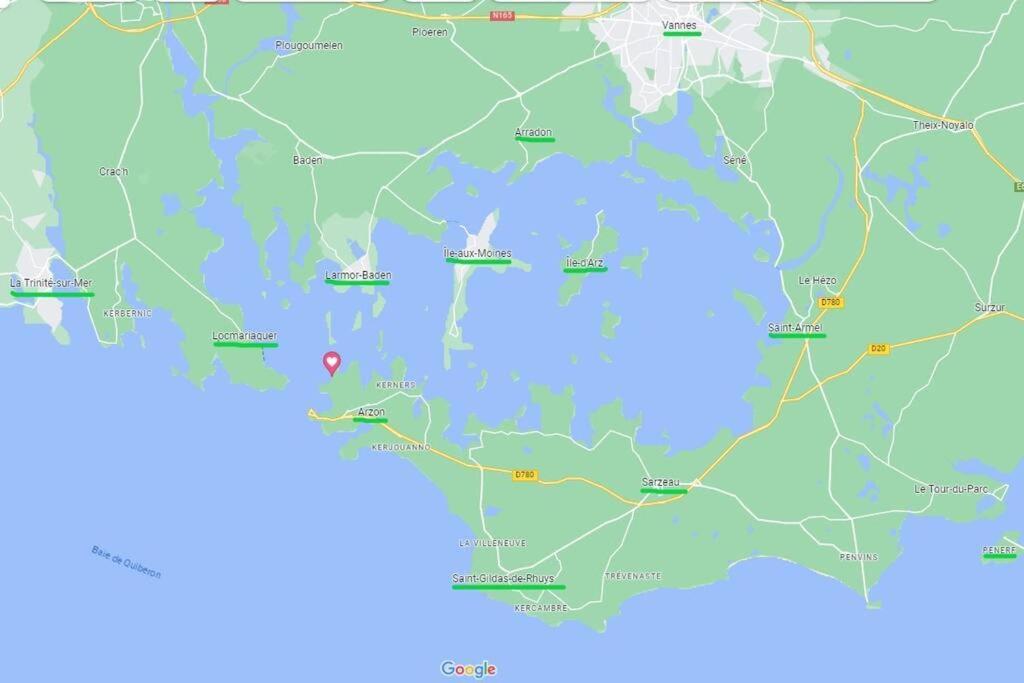 Entre Golfe Et Ocean Villa La Trinité-Surzur Exteriör bild